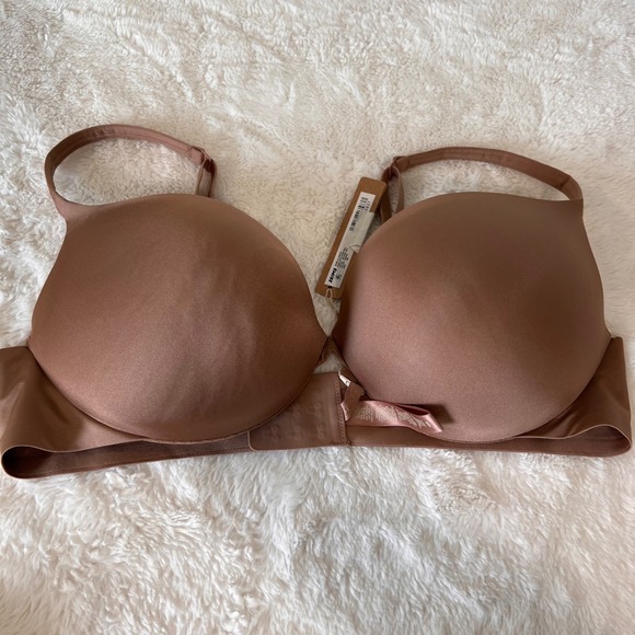 SKIMS Women's Ultimate Push Up Plunge Bra Sienna 40B Style BRUWR1881 NWT - Picture 3 of 10